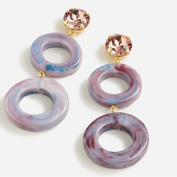 J Crew Made-in-Italy Round Drop Earrings - Picture 6 of 7